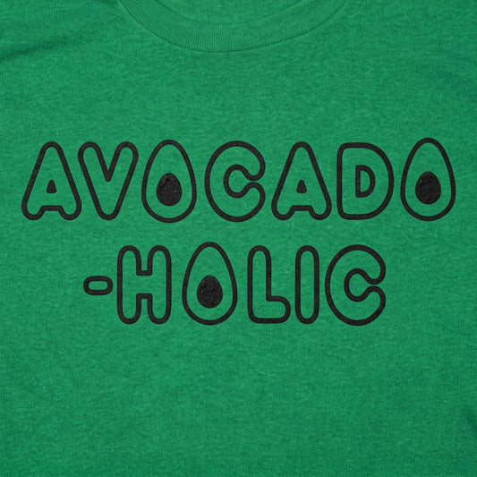 Avocado-Holic Funny Avocado Addict Pun detail