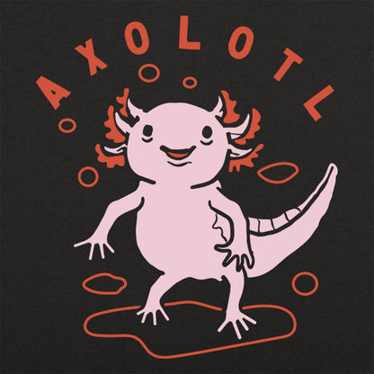 Axolotl Cute Smiling Pink Salamander