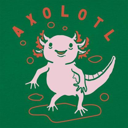 Axolotl Cute Smiling Pink Salamander
