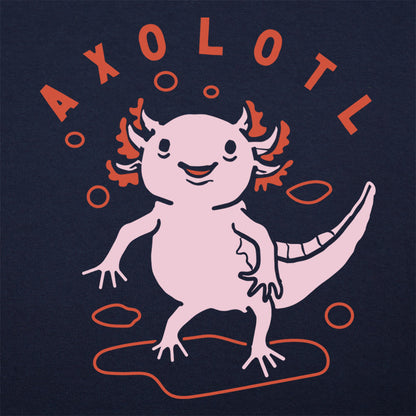 Axolotl Cute Smiling Pink Salamander