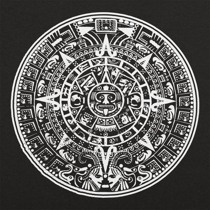 Aztec Calendar Sun Stone Design