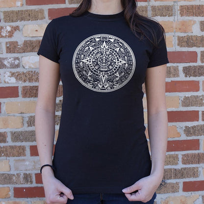 Aztec Calendar Sun Stone Design