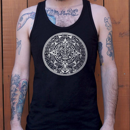 Aztec Calendar Sun Stone Design