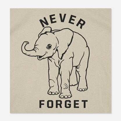 Baby Elephant Never Forget detail