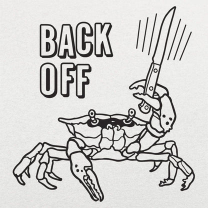 Back Off Crab Graphic