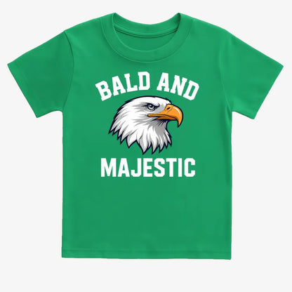Bald and Majestic-Kids T-Shirt-Green