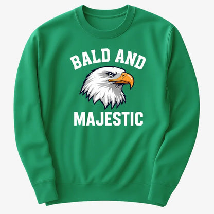Bald and Majestic-Sweater-Green