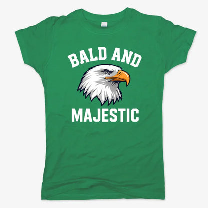 Bald and Majestic-Women's T-Shirt-Lucky Green