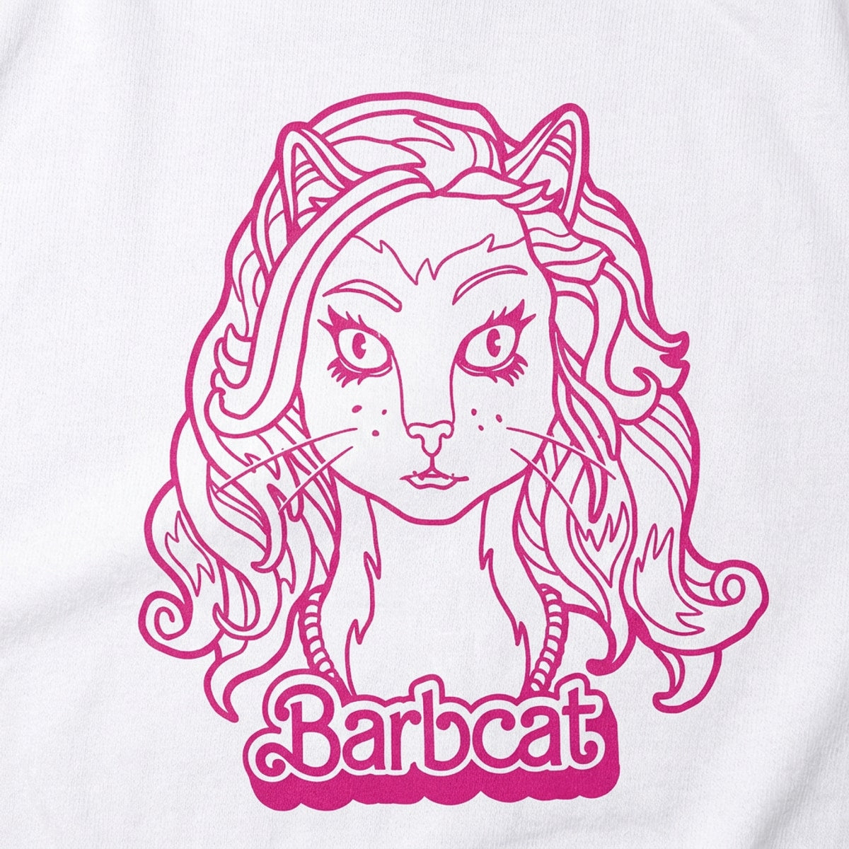 Barbcat Pink Cat Girl Doll Parody detail