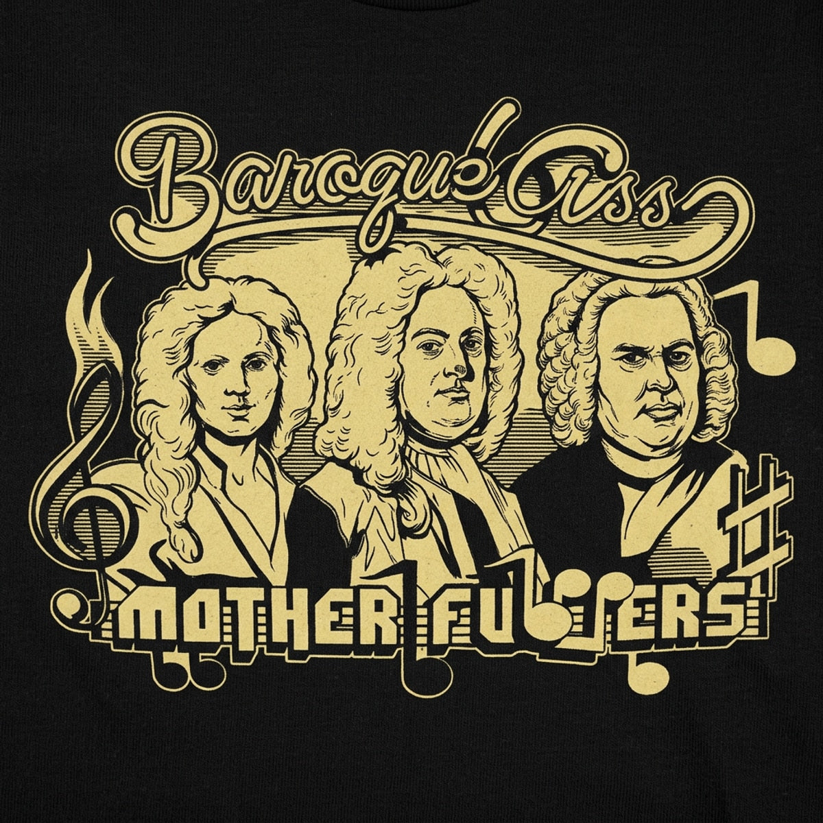 Baroque Ass Mothers Classical Composers Parody detail