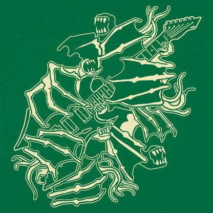 Bat Attack Bat Monster Shredding Electric Guitar