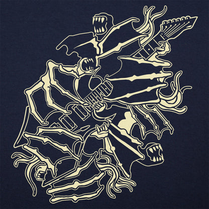 Bat Attack Bat Monster Shredding Electric Guitar