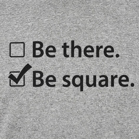 Be There Be Square Checkbox List Pun detail
