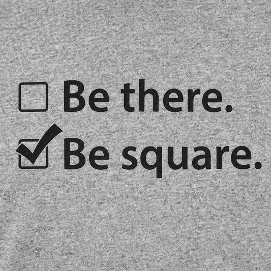 Be There Be Square Checkbox List Pun detail