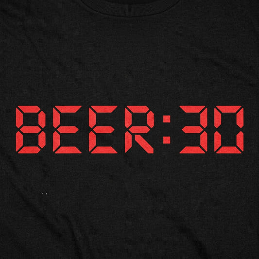 Beer 30 Digital Clock Beer Thirty detail