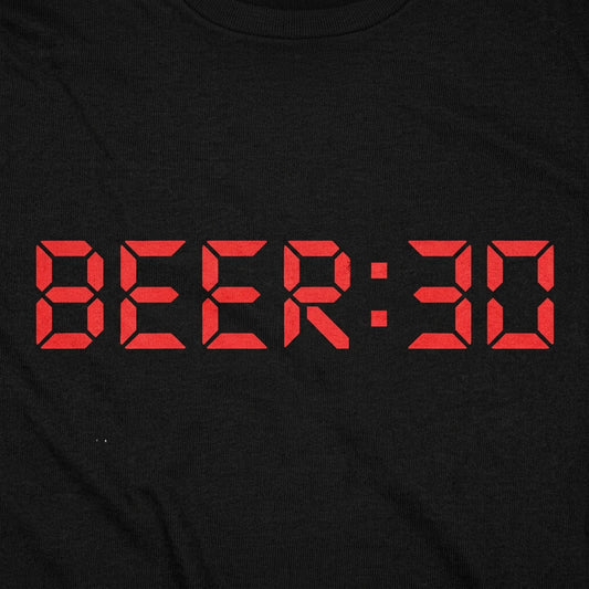 Beer 30 Digital Clock Beer Thirty detail