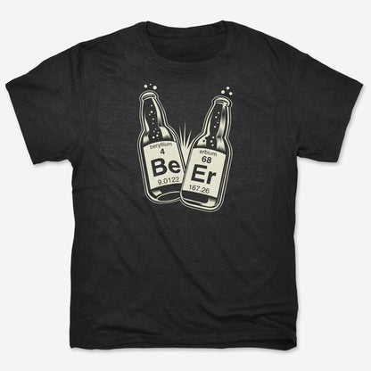 Beer Science Periodic Elements Beryllium Erbium Bottles in Black
