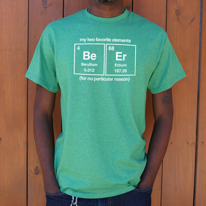 Beer Elements Periodic Table Beryllium Erbium Chemistry Pun