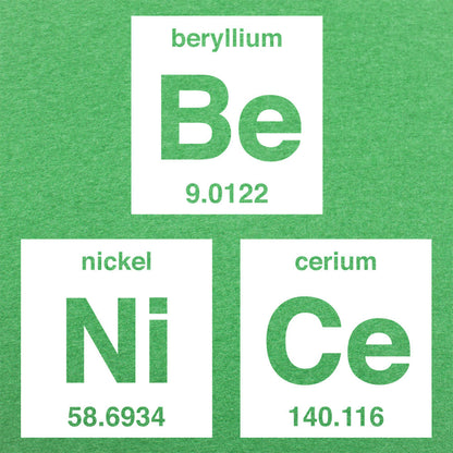 Be Nice Periodic Table Elements