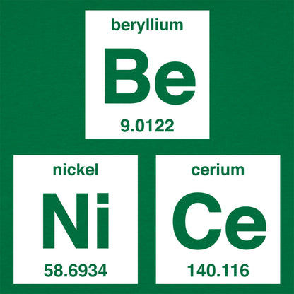 Be Nice Periodic Table Elements