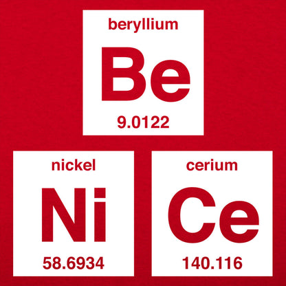 Be Nice Periodic Table Elements