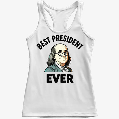 Ben Franklin - Best President Ever-Women's Tank Top-Snow
