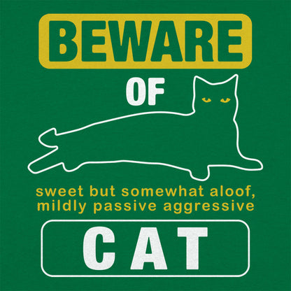 Beware Of Cat Warning Sign,