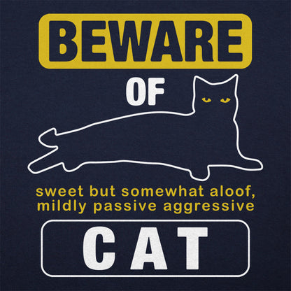 Beware Of Cat Warning Sign,