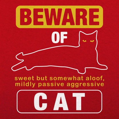 Beware Of Cat Warning Sign,