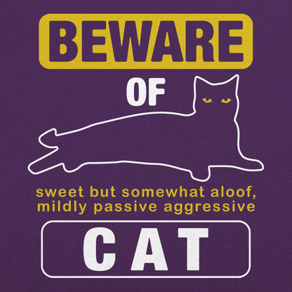 Beware Of Cat Warning Sign,