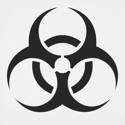 Biohazard Symbol Warning Sign