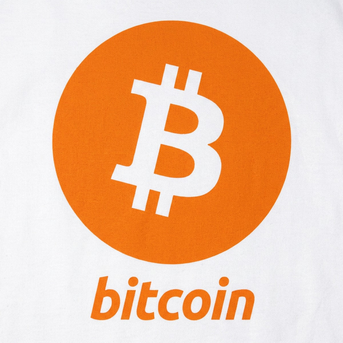 Bitcoin Cryptocurrency Coin Logo detail