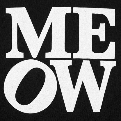 Meow Bold Typography Design detail
