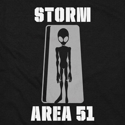Storm Area 51 Alien Silhouette detail