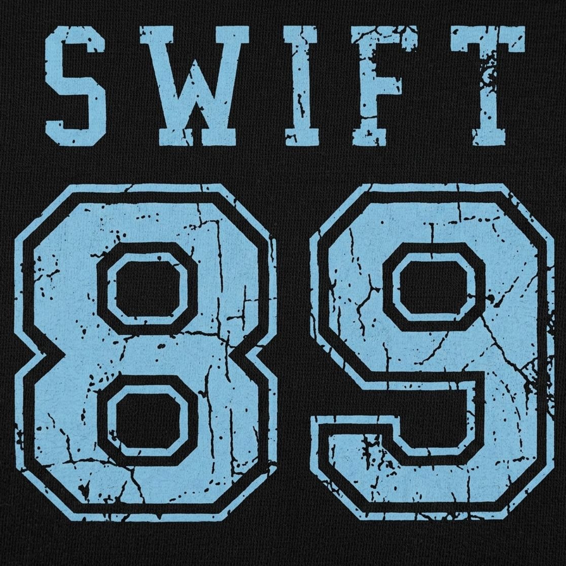Swift 89 Varsity Number Design detail