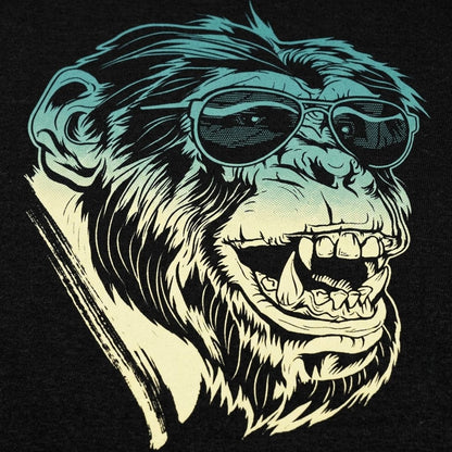 Shaded Ape Chimp Wearing Sunglasses detail