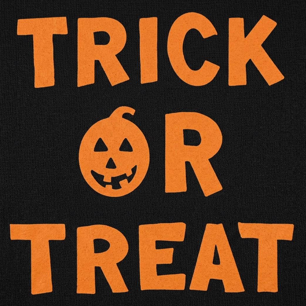 Trick Or Treat Jack O Lantern Halloween Design detail