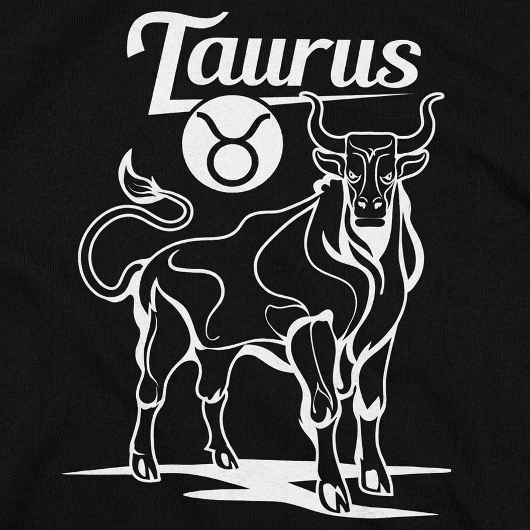 Taurus Zodiac Bull with Horoscope Symbol detail