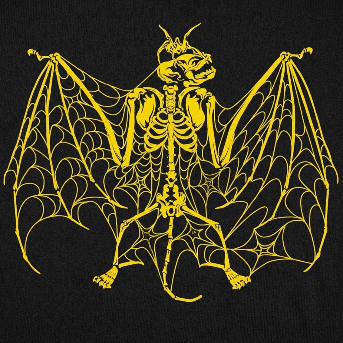 Spider Bat Skeleton Graphic detail