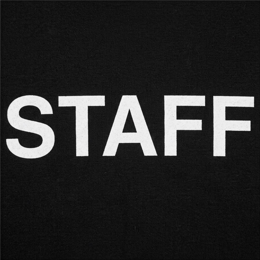 Staff Front and Back Print Event Security Crew Design detail
