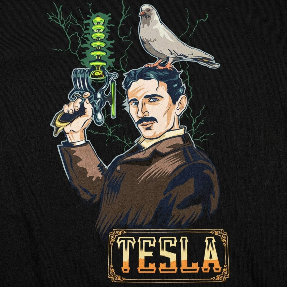 Tesla Power Tesla Coil  Full Color detail