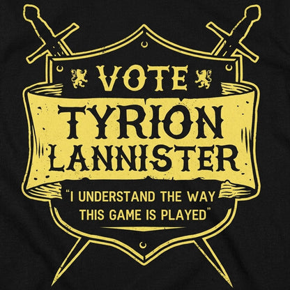 Vote Tyrion Lannister Fantasy Campaign Poster detail