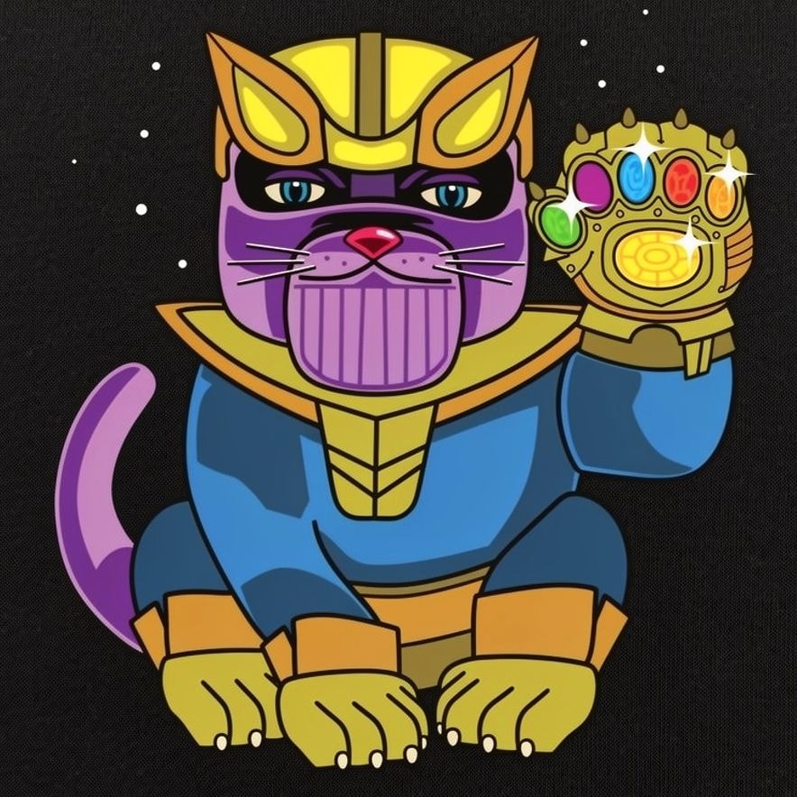 Infinity Paw Cosmic Villain CatFull Color detail