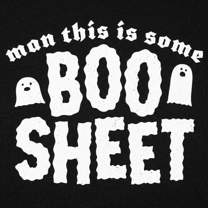 Man This is Some Boo Sheet Funny Ghost Pun detail