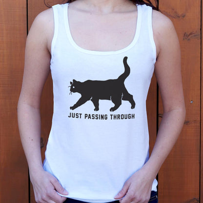 Black Cat Crossing Just Passing Through Superstition Design