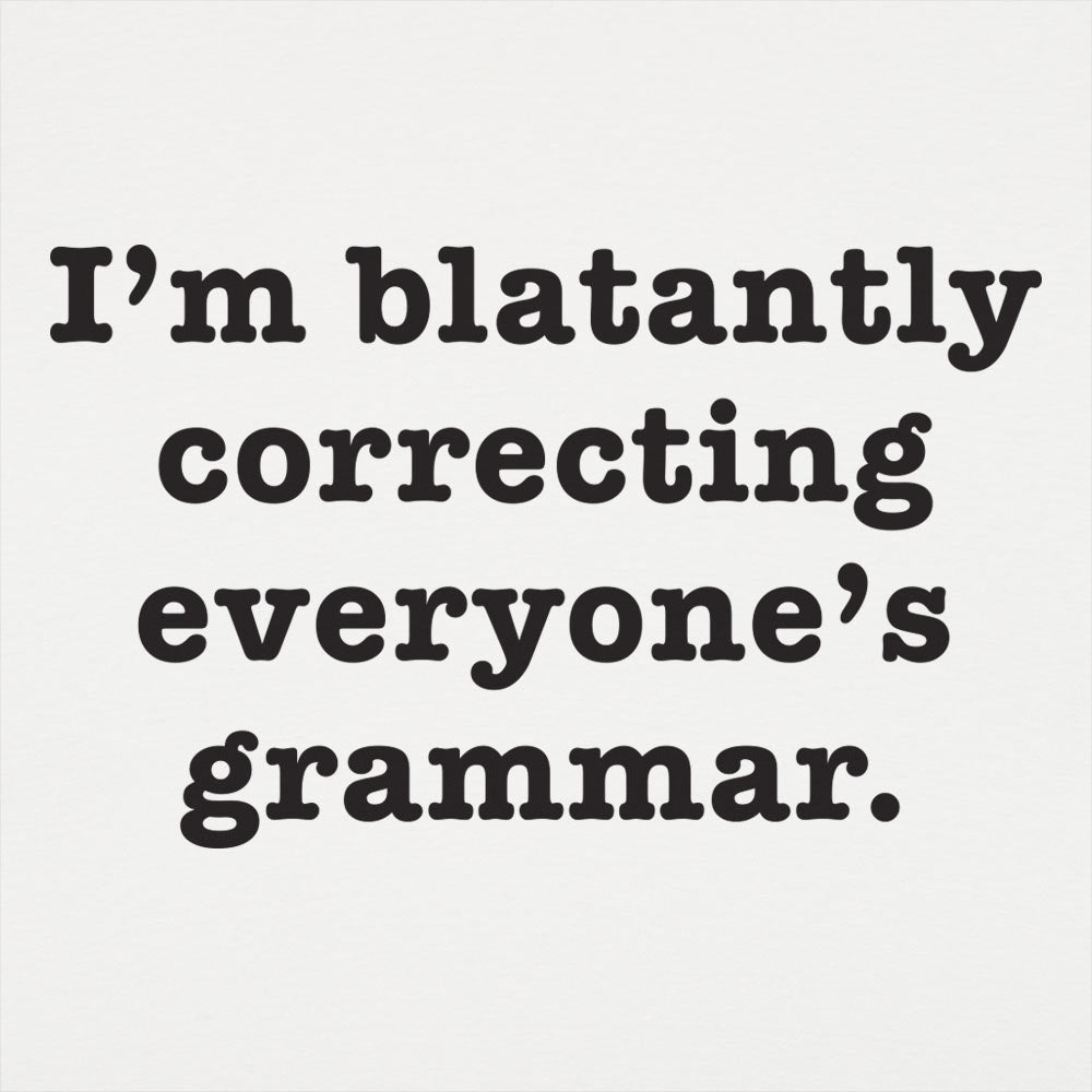 Correcting Grammar