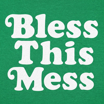 Bless This Mess Retro Typography Quote detail