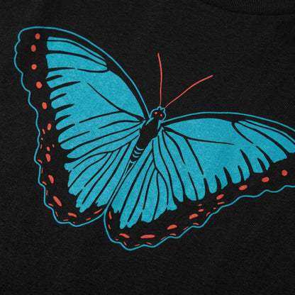 Blue Morpho Butterfly detail