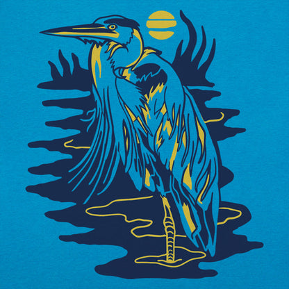 Blue Heron Marsh at Sunset Graphic
