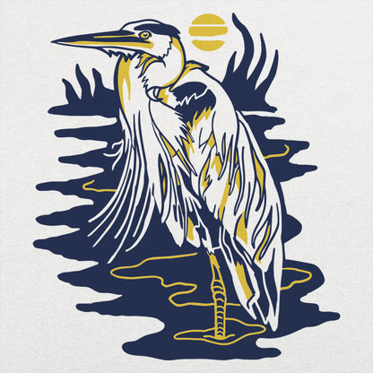 Blue Heron Marsh at Sunset Graphic